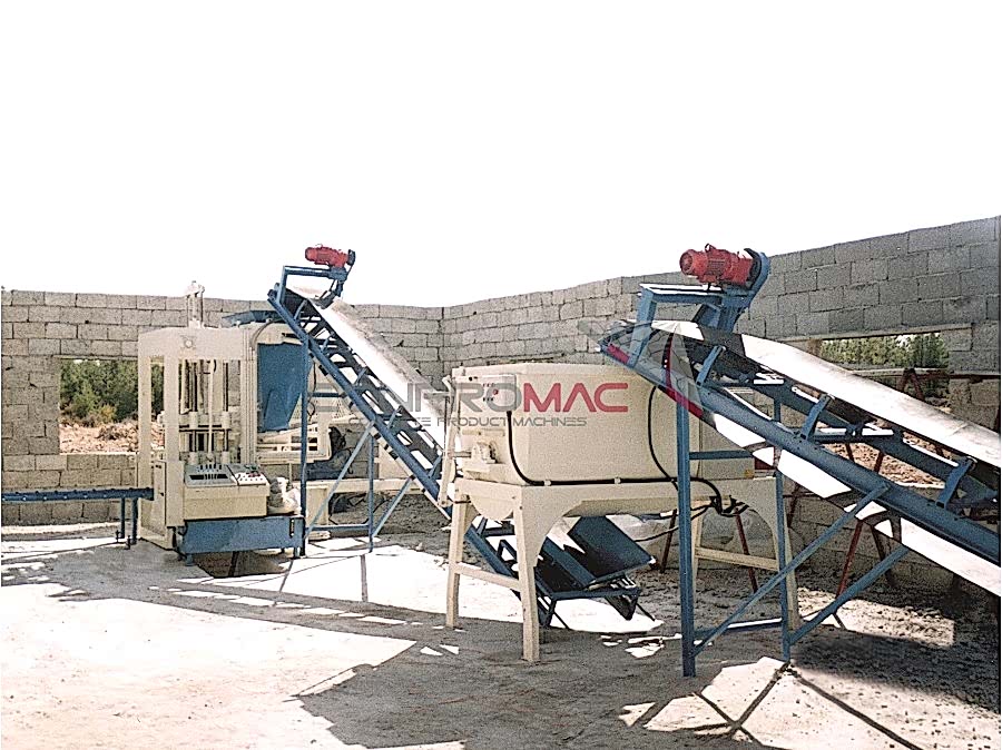 CB-4 Tek Bunkerli Beton Bims,Briket Makinası